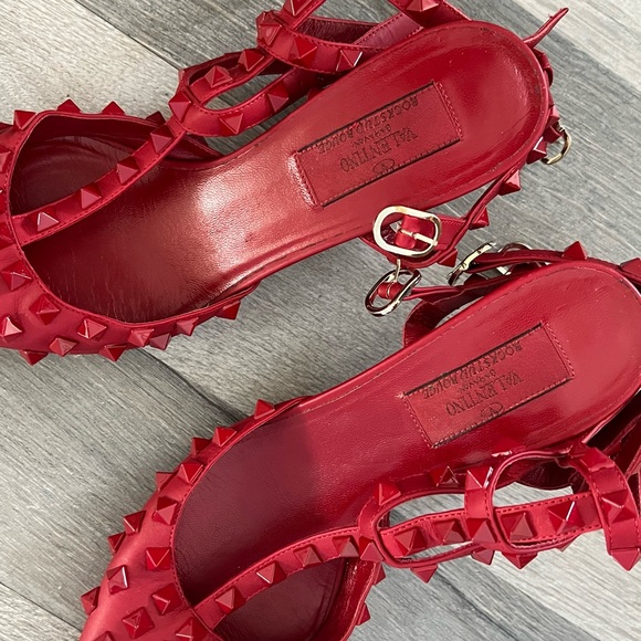 Valentino rogue rockstud slingback heels - Picture 3 of 8